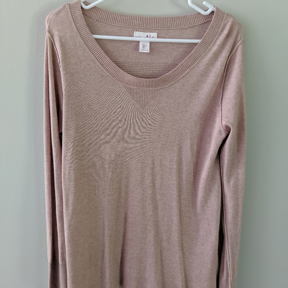 Anthropology shrinking violet sweater
